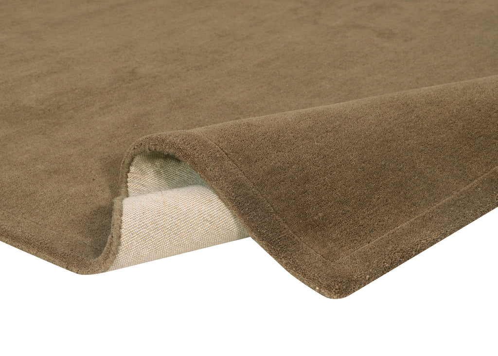 Handtufted Wool Brown Rug
