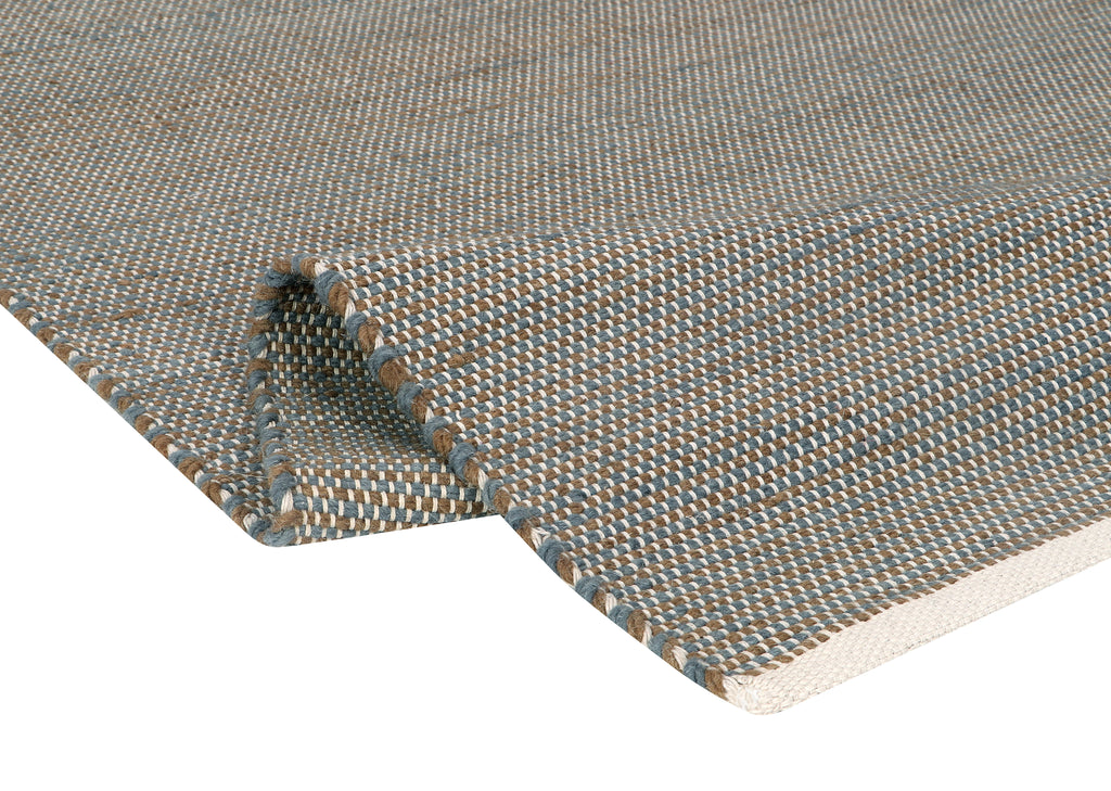 Pitloom PET Flatweave Brown Area Rug