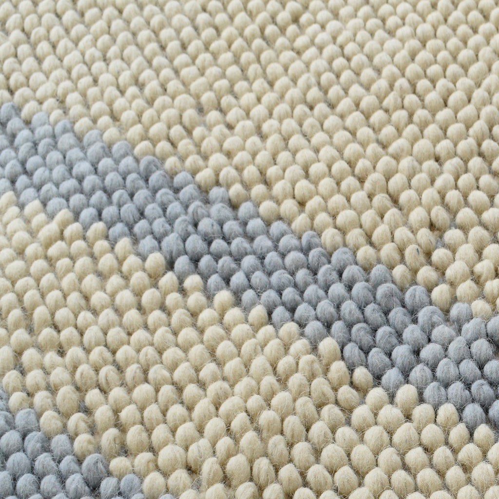 Pitloom Beige Wool Flatweave Rug