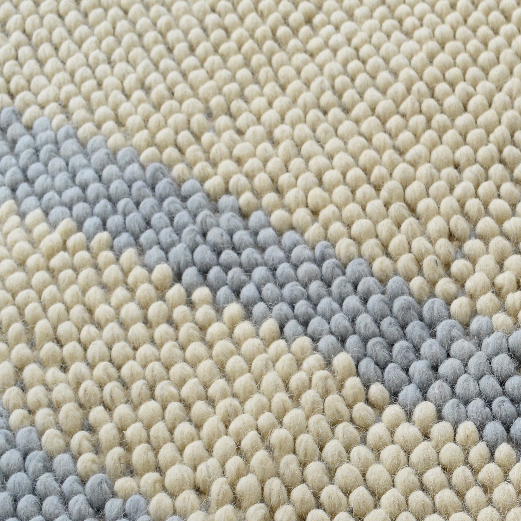 Pitloom Beige Wool Flatweave Rug