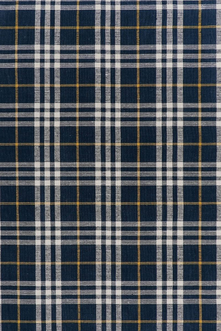 Carpe Natura  Pitloom PET Flatweave Navy Blue Area Rug