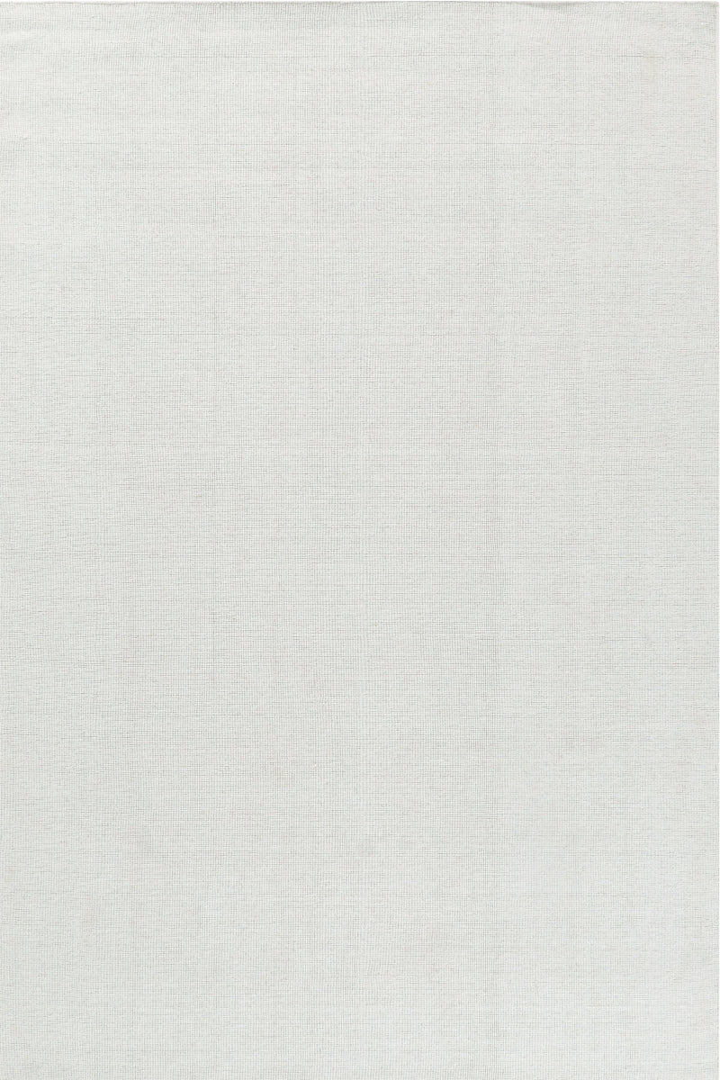 Handloom Wool White Rug