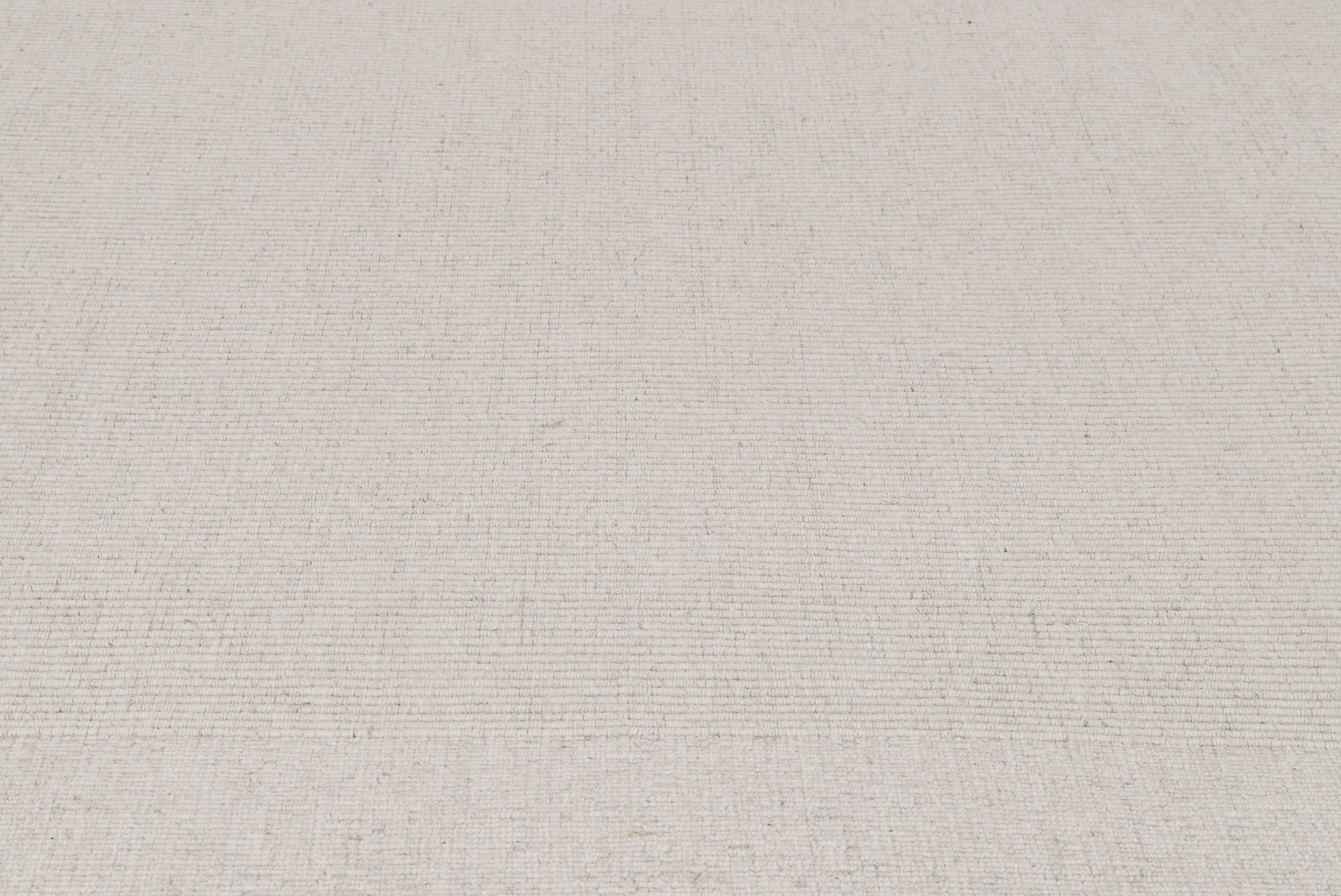 Handloom Off Wool White Rug