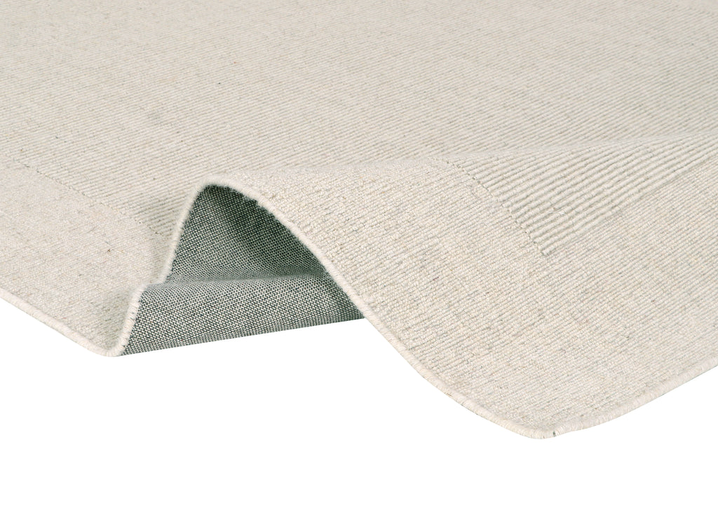 Handloom Off Wool White Rug