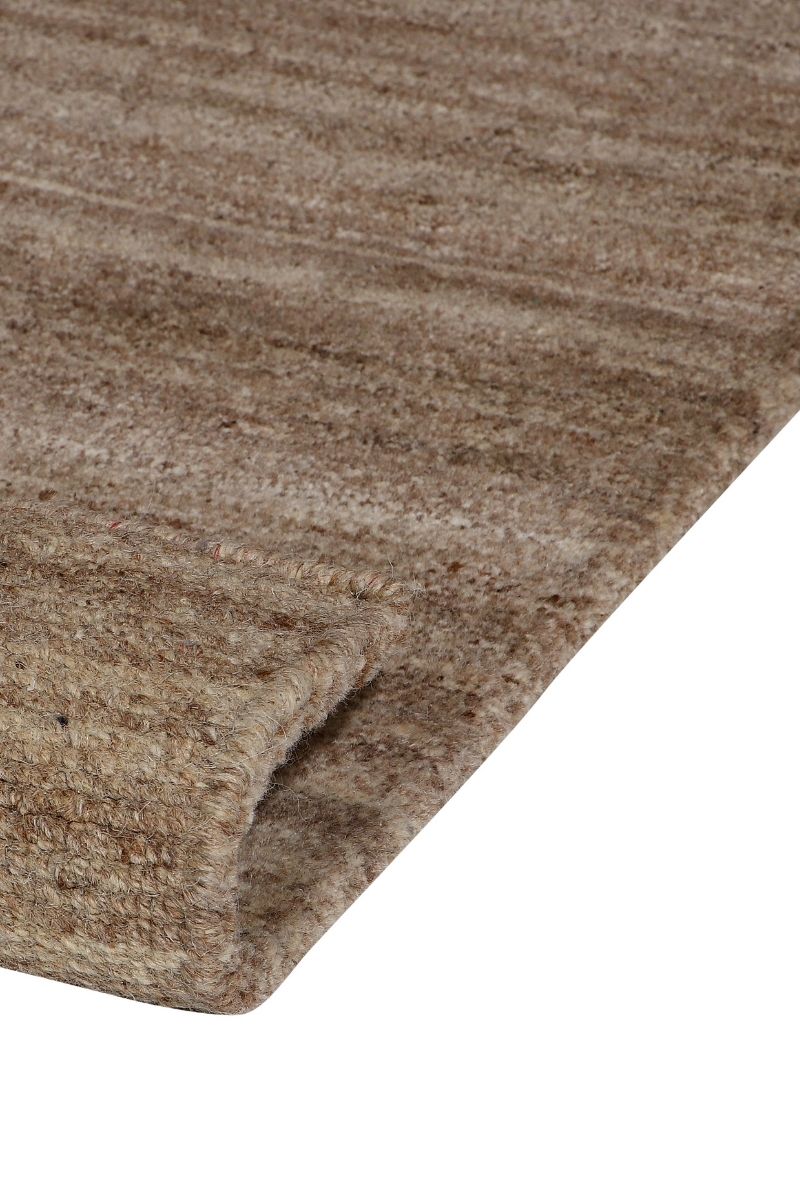 Hand Knotted Natural Wool Area Rug