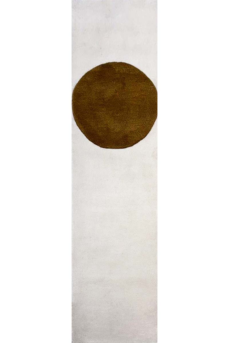 Handtufted Wool Felt White Runner