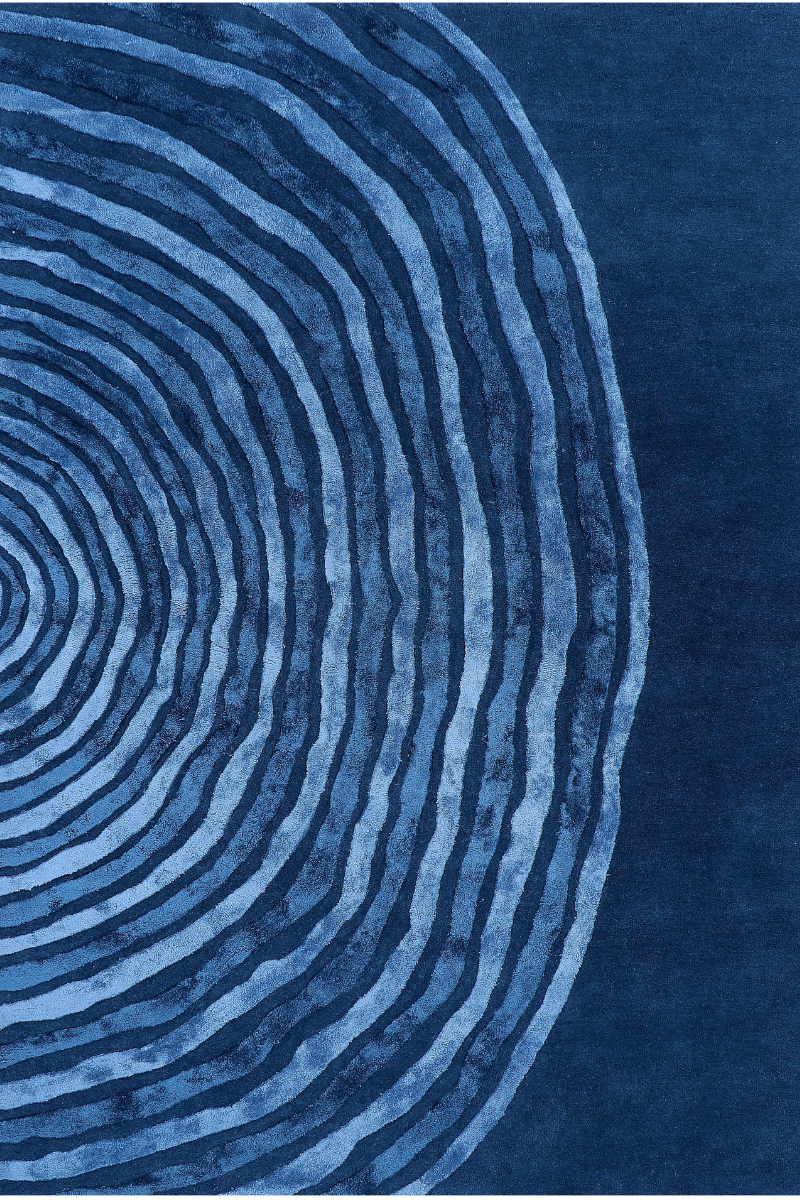 Hand Tufted Wool and Viscose Area Rug