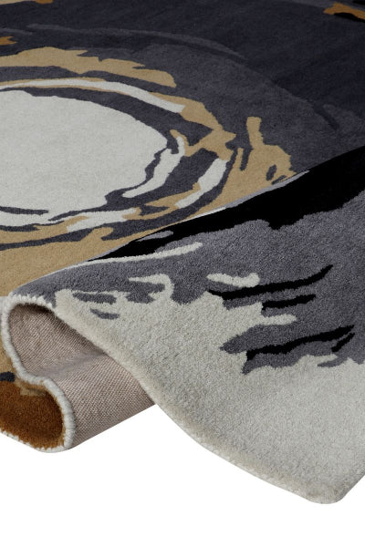 Hand Tufted  Spiral Design  Area Rug