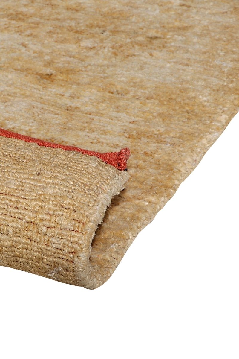 Hand Knotted Jute Brown Area Rug