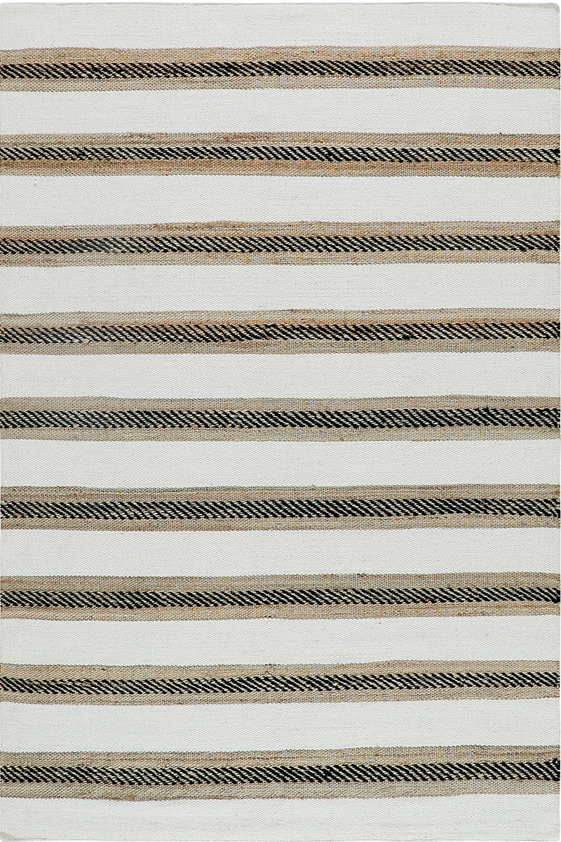 Pitloom Jute and Cotton Beige Flatweave Rug