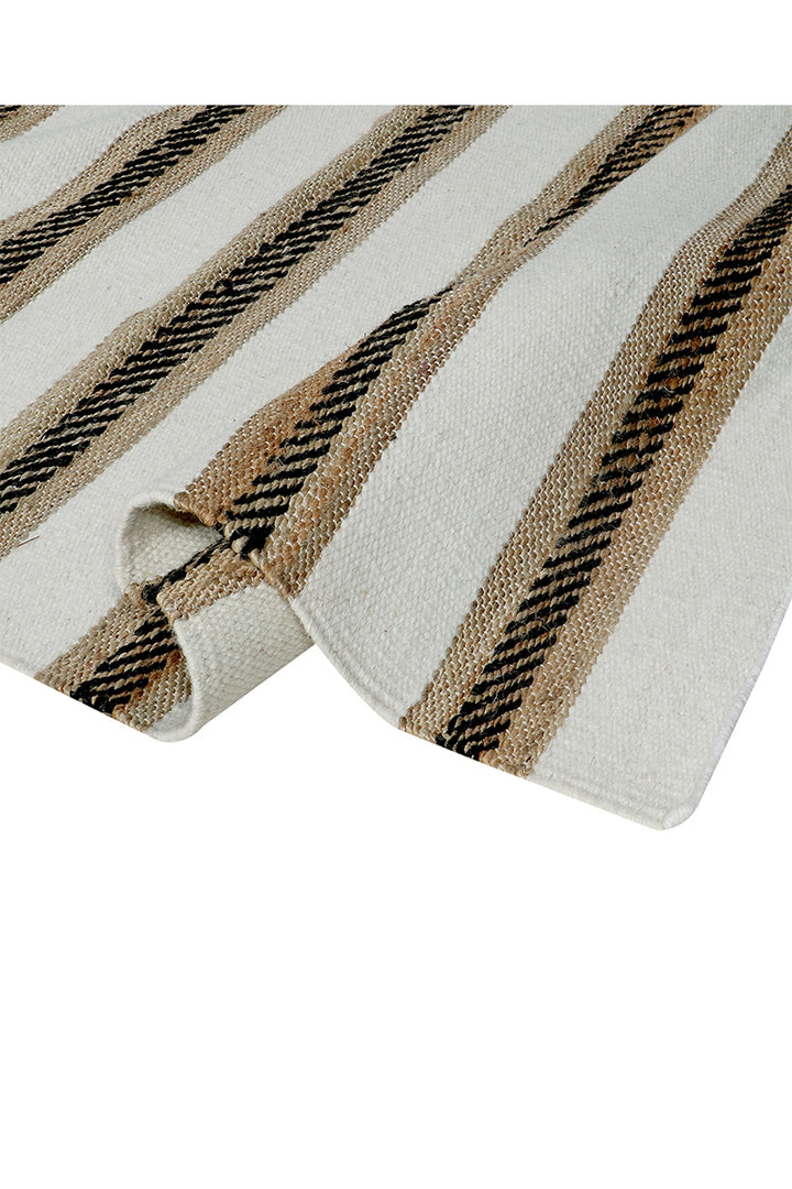 Pitloom Jute and Cotton Flatweave Golden Area Rug