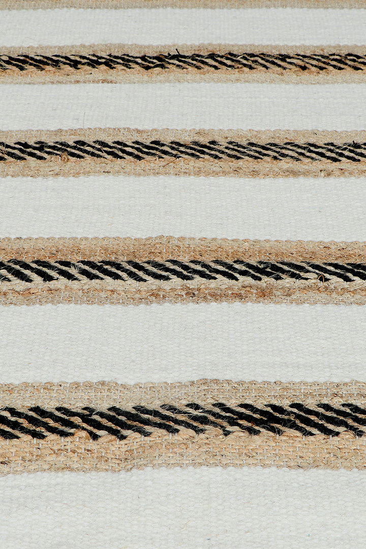 Pitloom Jute and Cotton Flatweave Golden Area Rug