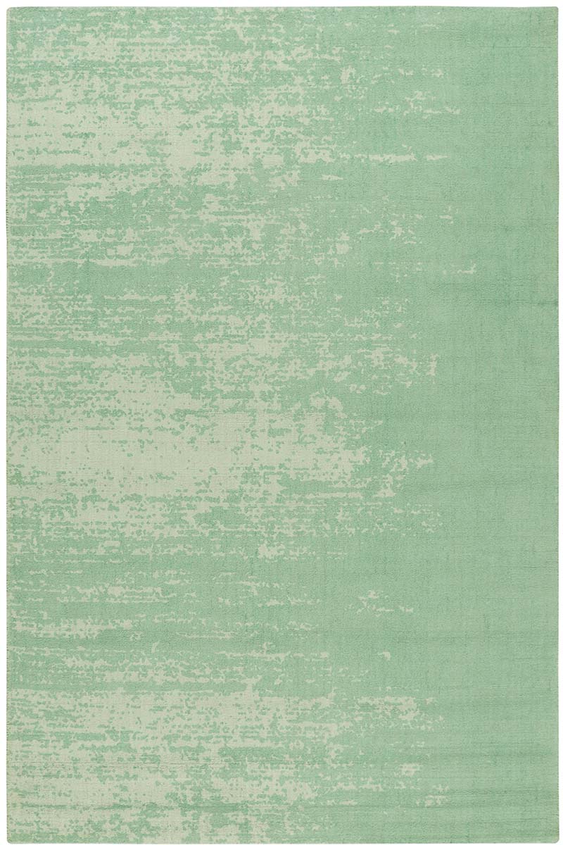 Handloom Cotton Sea Green Area Rug
