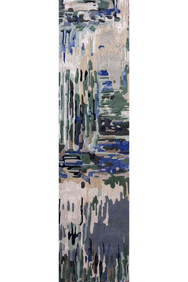 Handtufted Wool and Viscose Runner