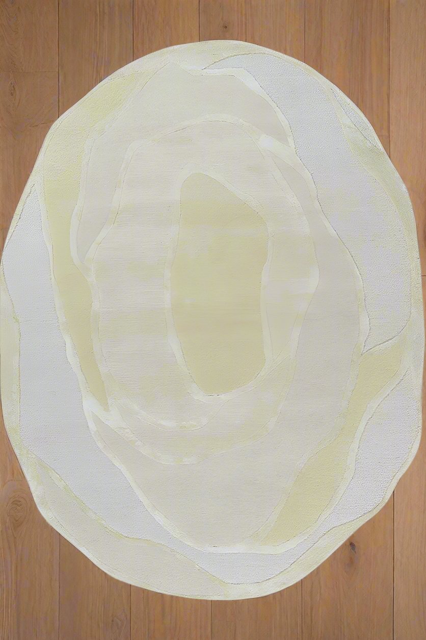 Hand Tufted Indian Wool, NZ Wool, Felt and Viscose Area Rug