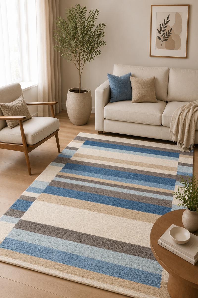 Pitloom Multicolour 100% Wool Rug