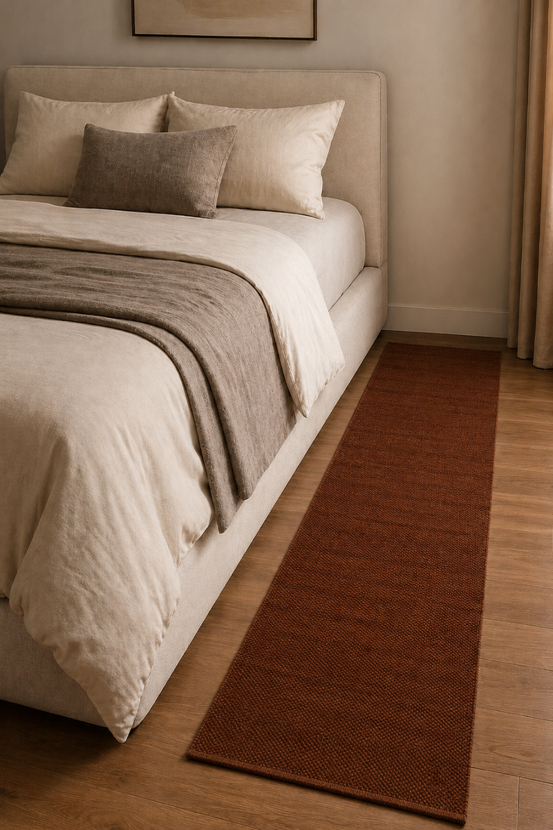Pitloom Wool Maroon Runner