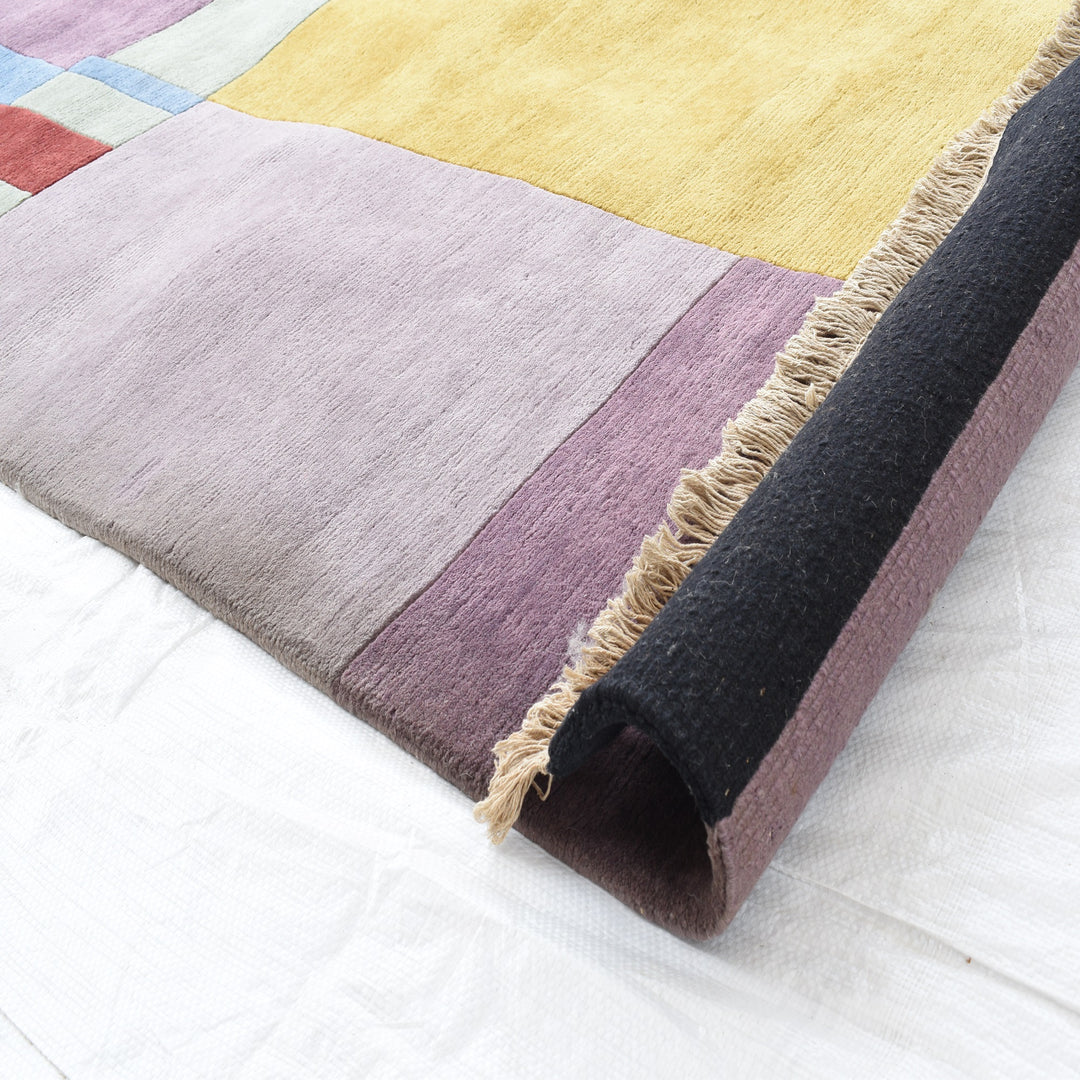 Nepal knotted Multicolour Wool Rugs