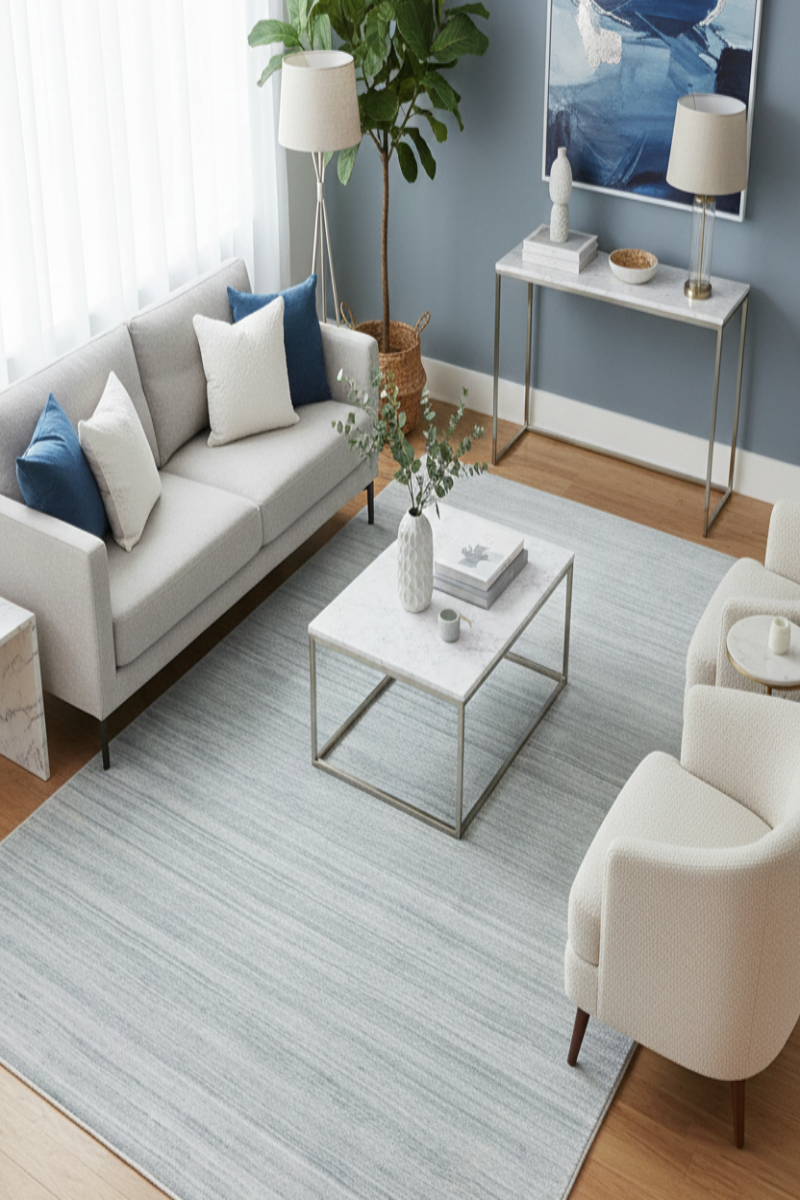 Handloom Natural PET Area Rug