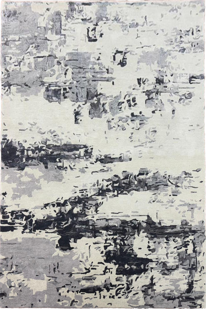 Hand Tufted  Wool and Viscose  Area Rug