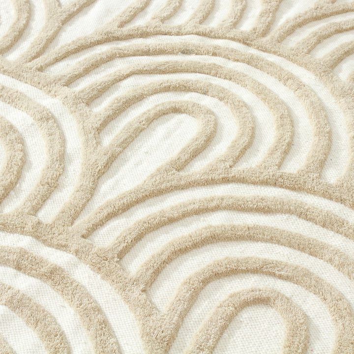 Tuft with Needle  Natural Wool
