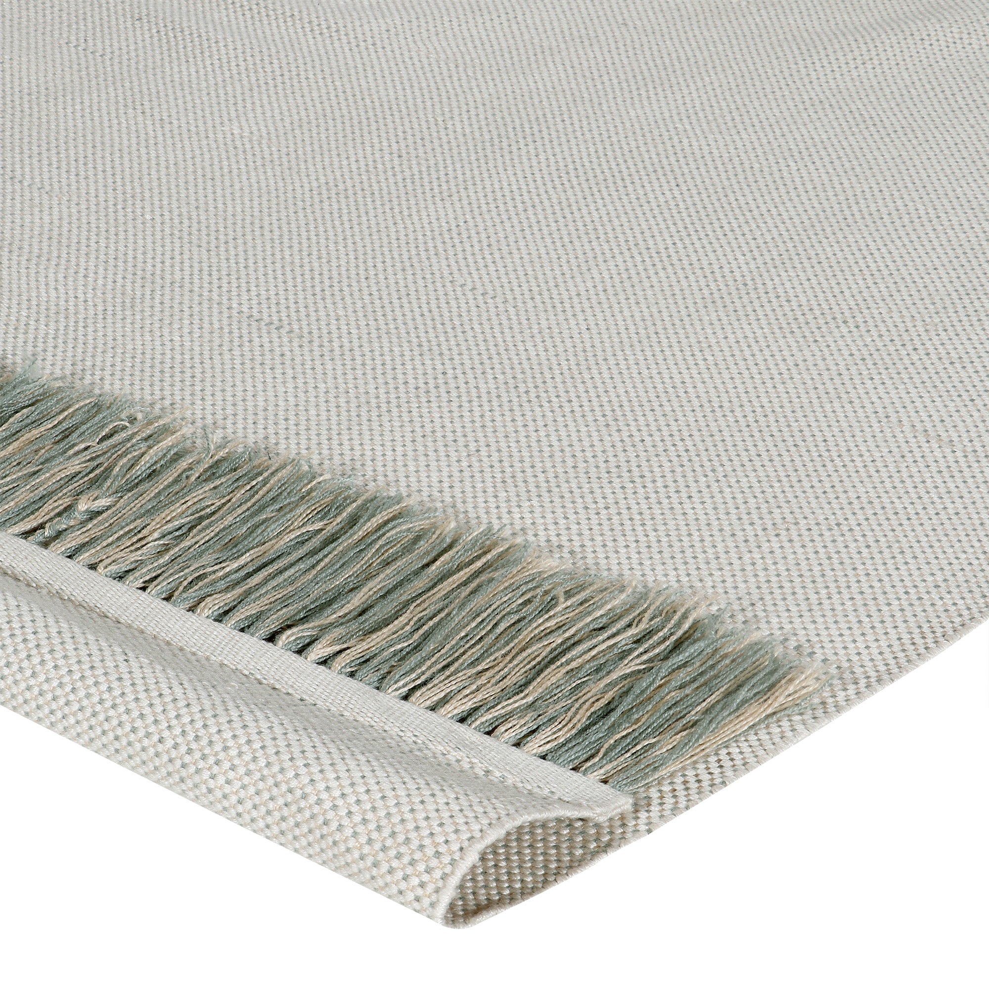 Pitloom PET Off White Flatweave Outdoor Area Rug