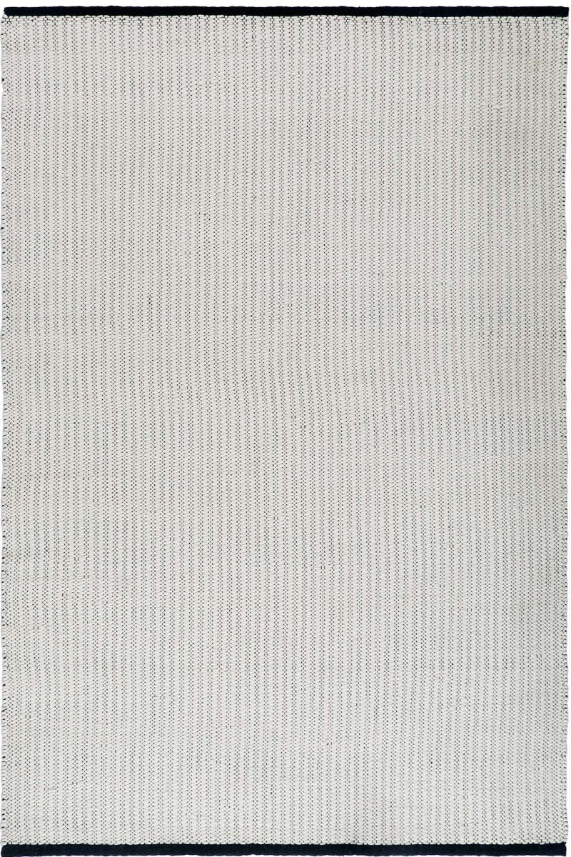 Pitloom Felt Wool White Flatweave Area Rug