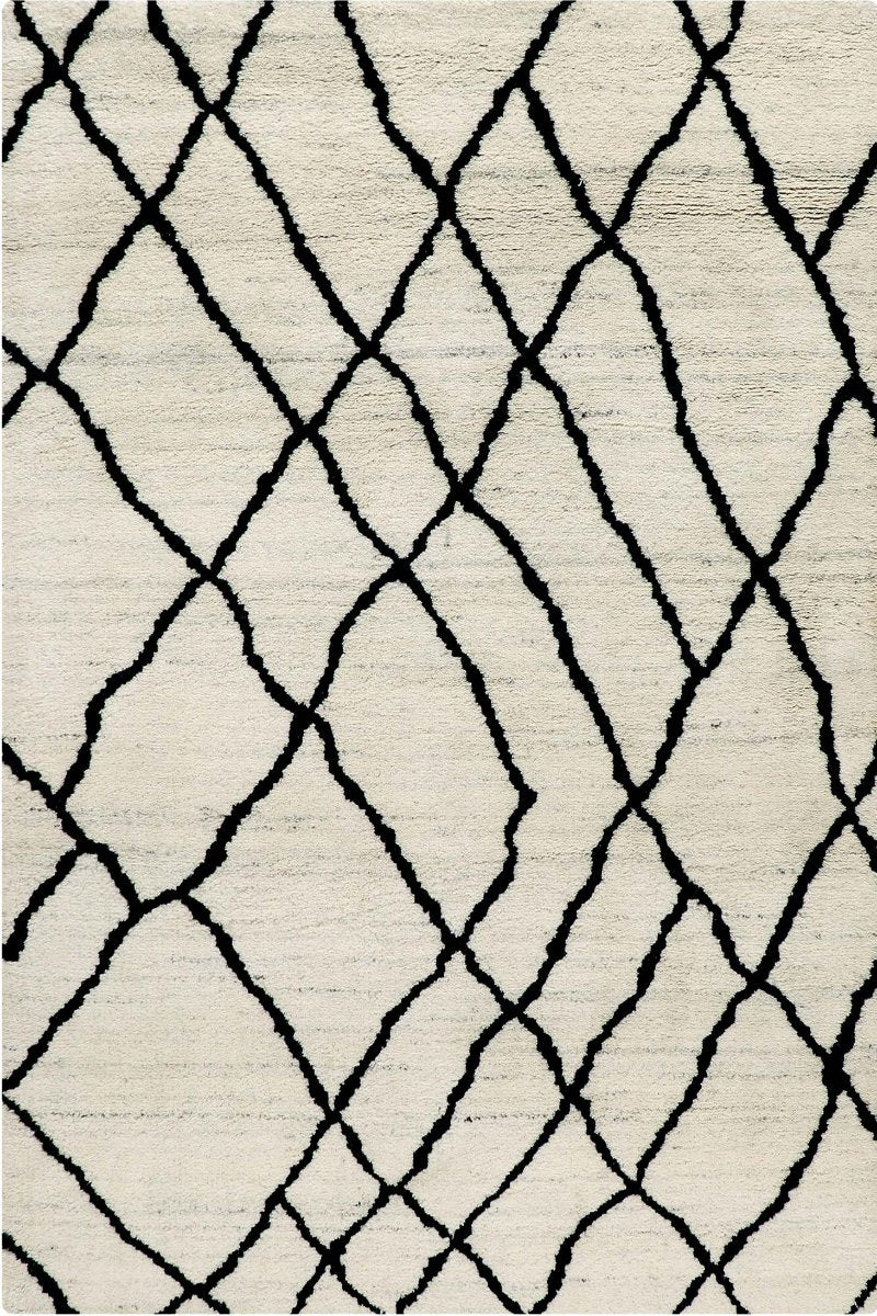 Hand Knotted Wool Area Rug