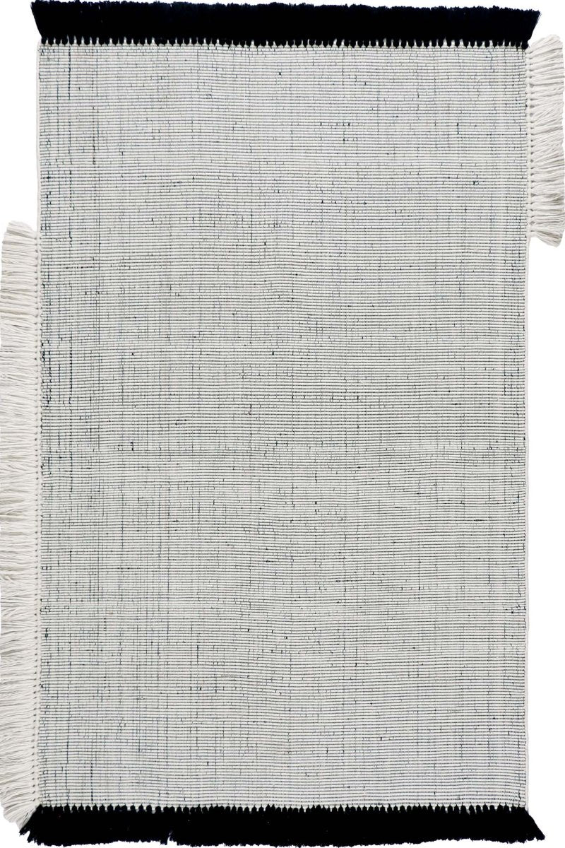 Pitloom PET White Flatweave Area Rug