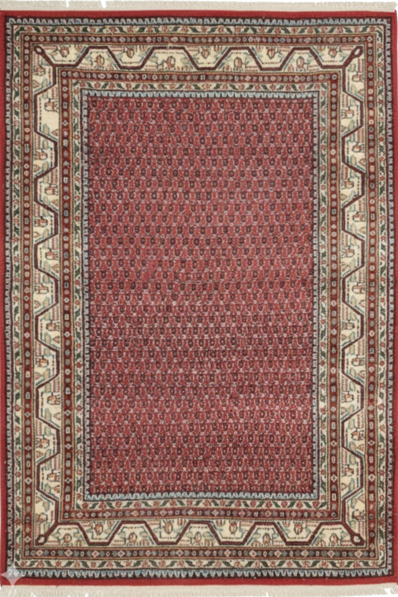 Hand Knotted Wool Red Area Rug