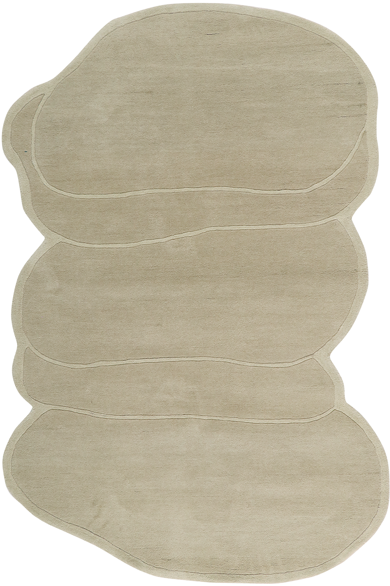 Hand Tufted Wool Beige Area Rug