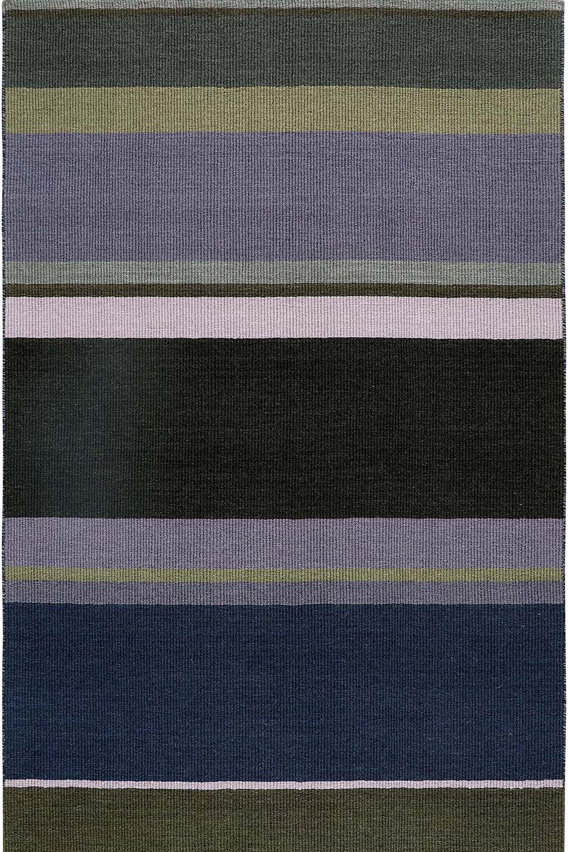 Handloom Wool Multicolor Striped Area Rug
