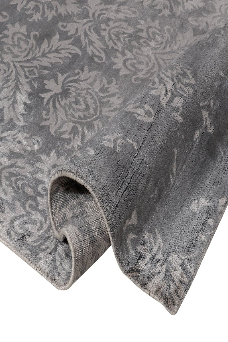 Handloom Viscose Brown Area Rug