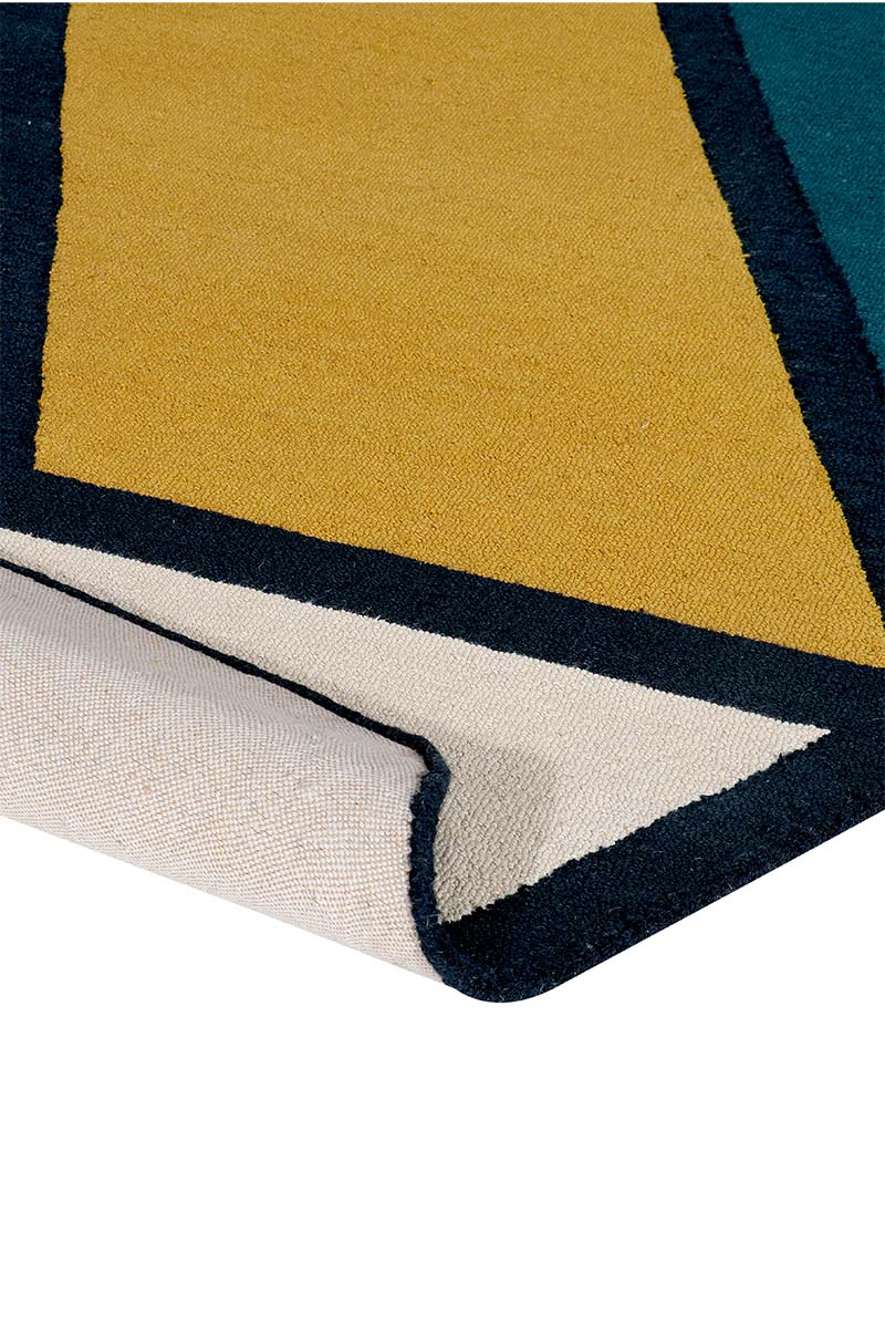 Hand Tufted Multicolor Geometrics Shaped Area Rug