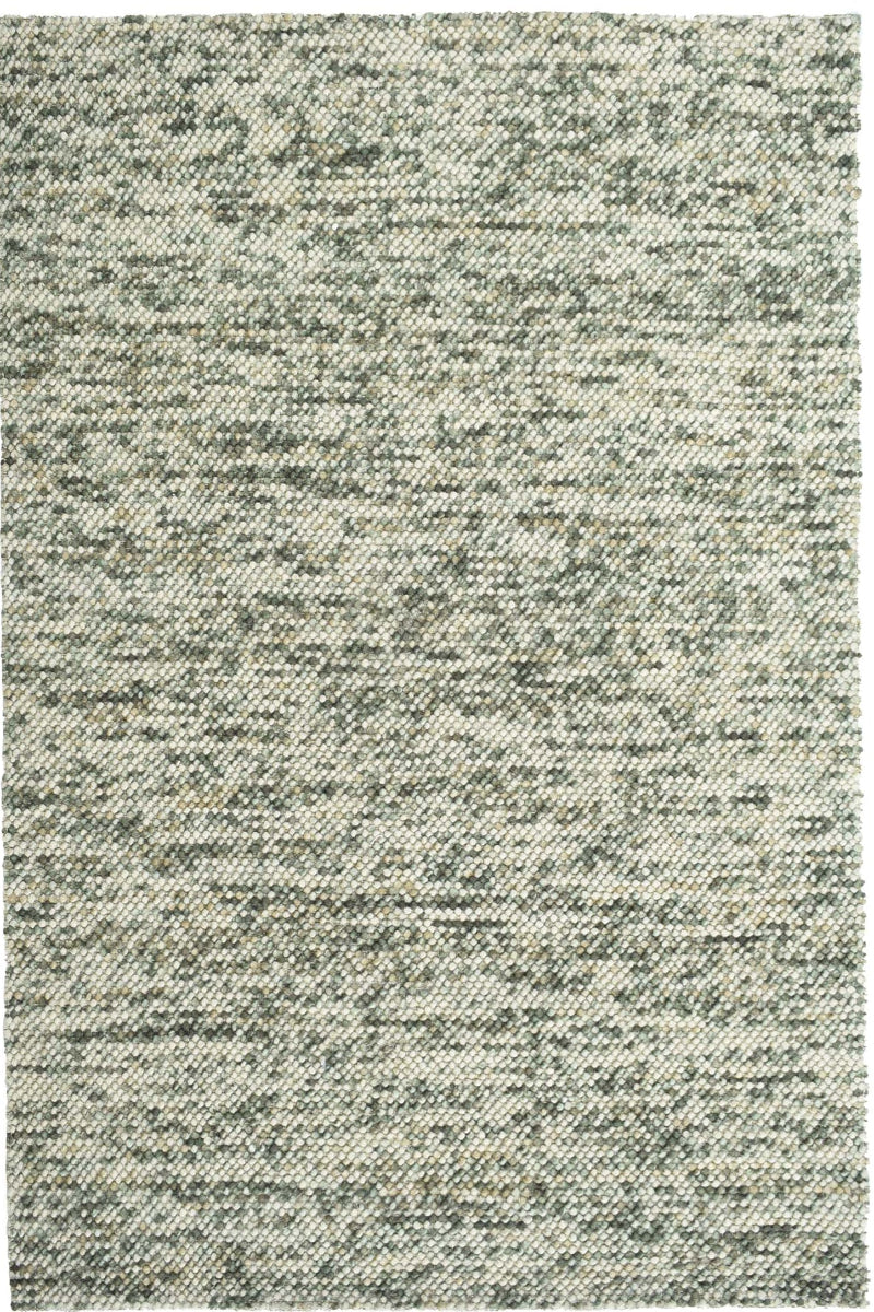 Pitloom Green Bubble Pattern 100% wool Rug