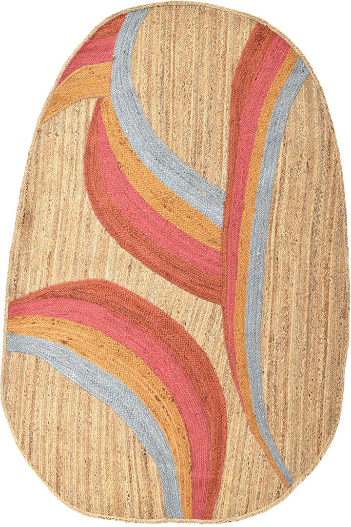 Braided Natural 100% Jute Rug