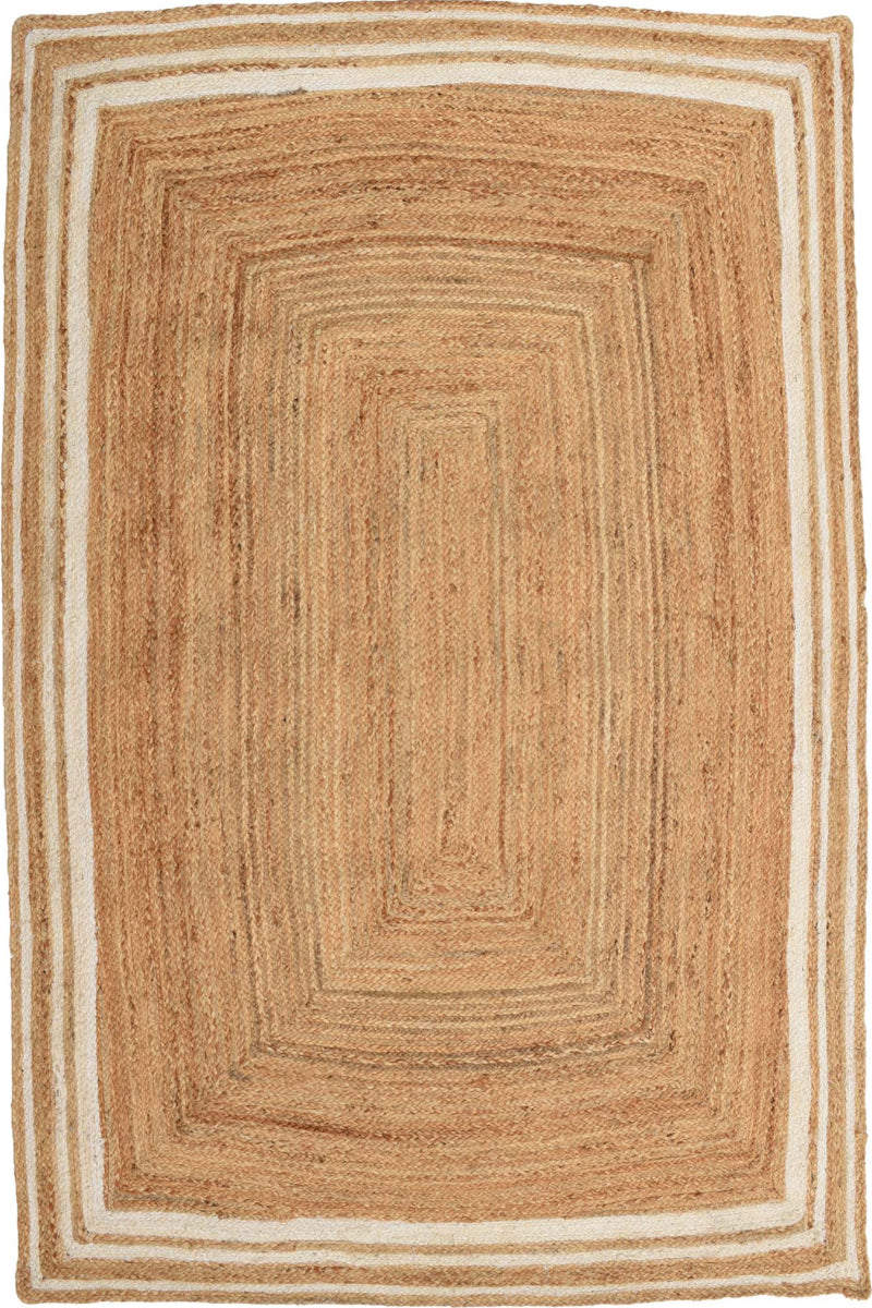 Braided Natural 100% Jute Indoor Area Rugs