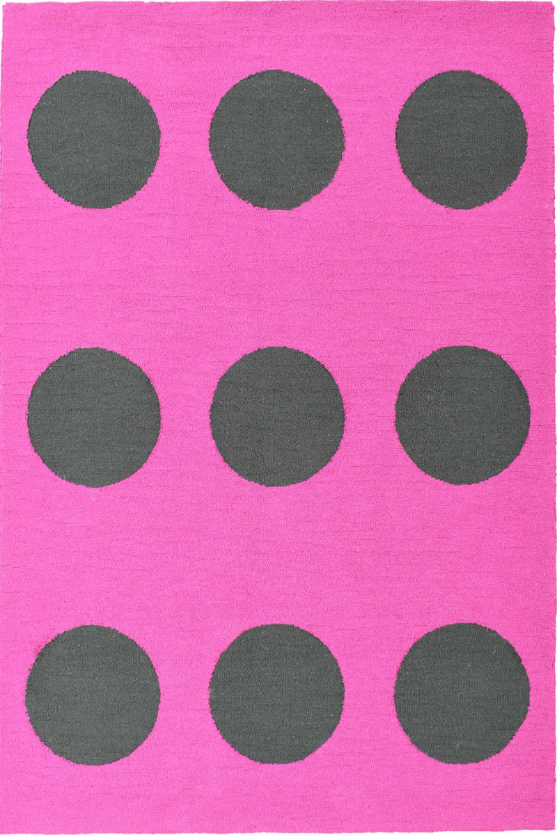 Hand Tufted Pink 100% PET Outdoor Rug