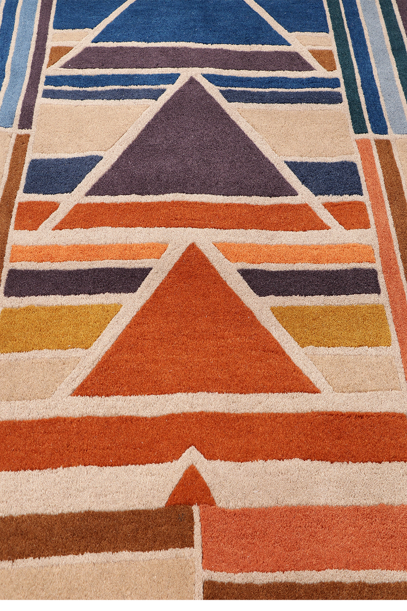 Hand Tufted Wool Area Rug