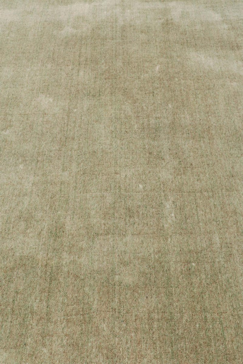 Handloom Wool Green Area Rug