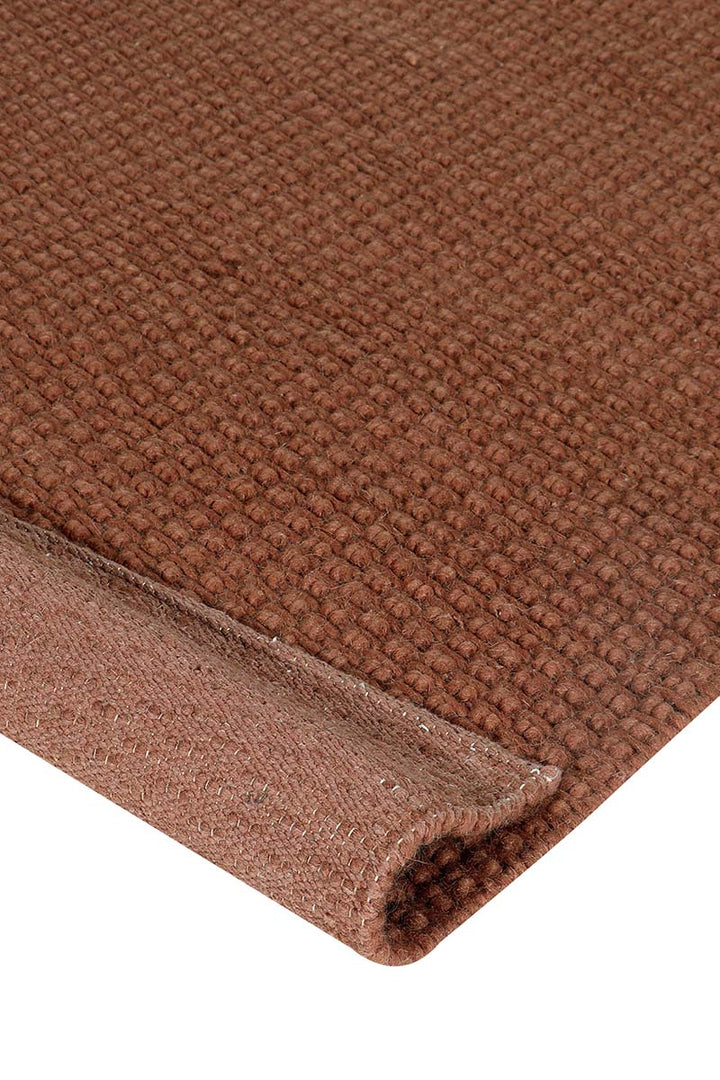 Pitloom Wool Orange Area Rug