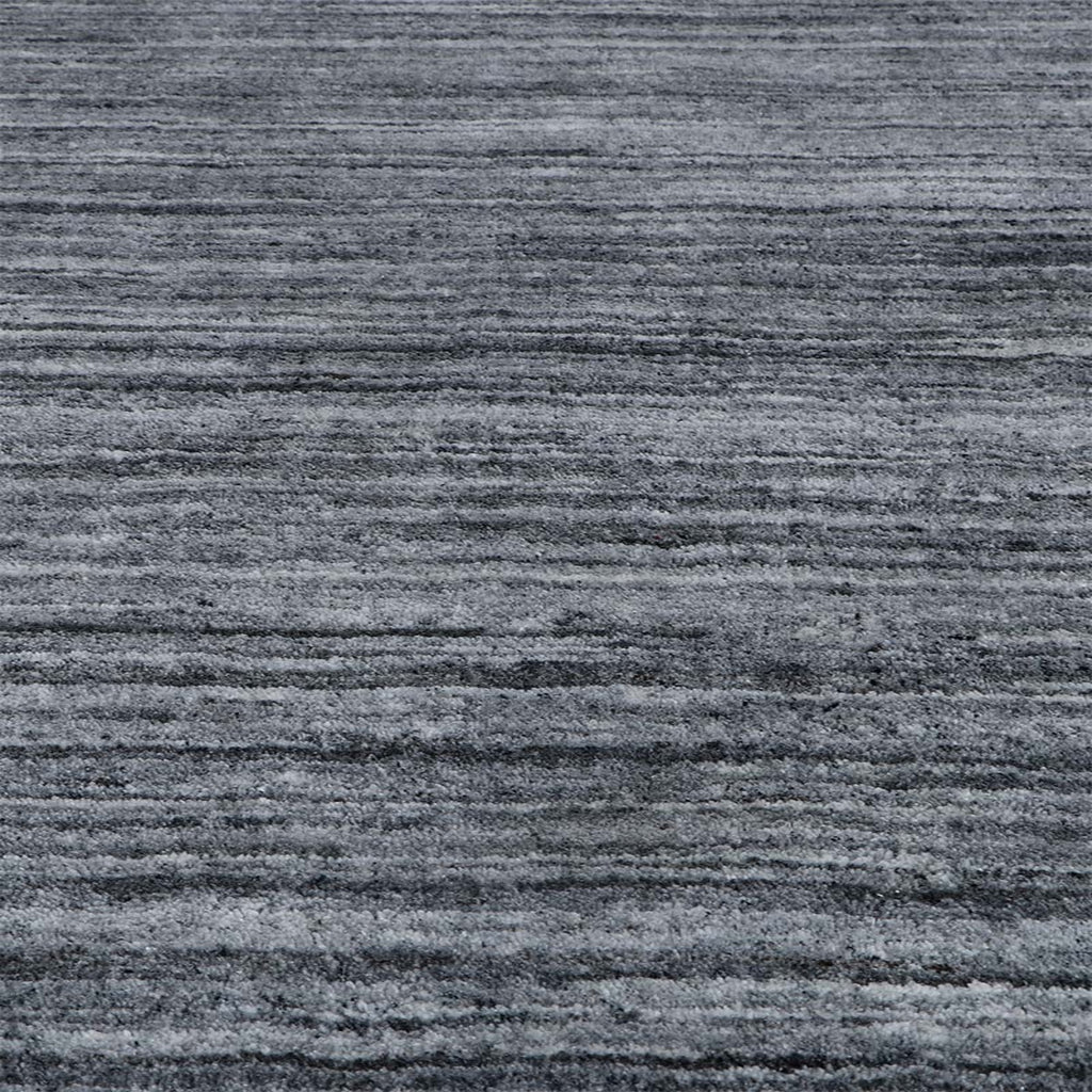 Handloom PET Black Outdoor Area Rug