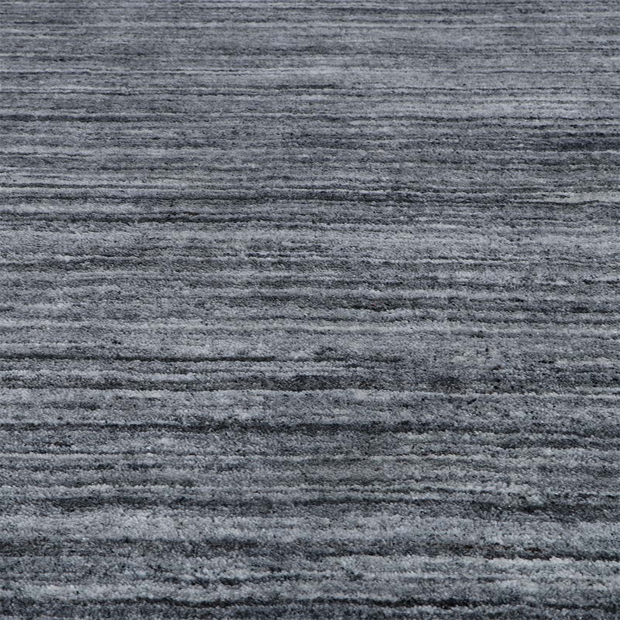 Handloom PET Black Outdoor Area Rug