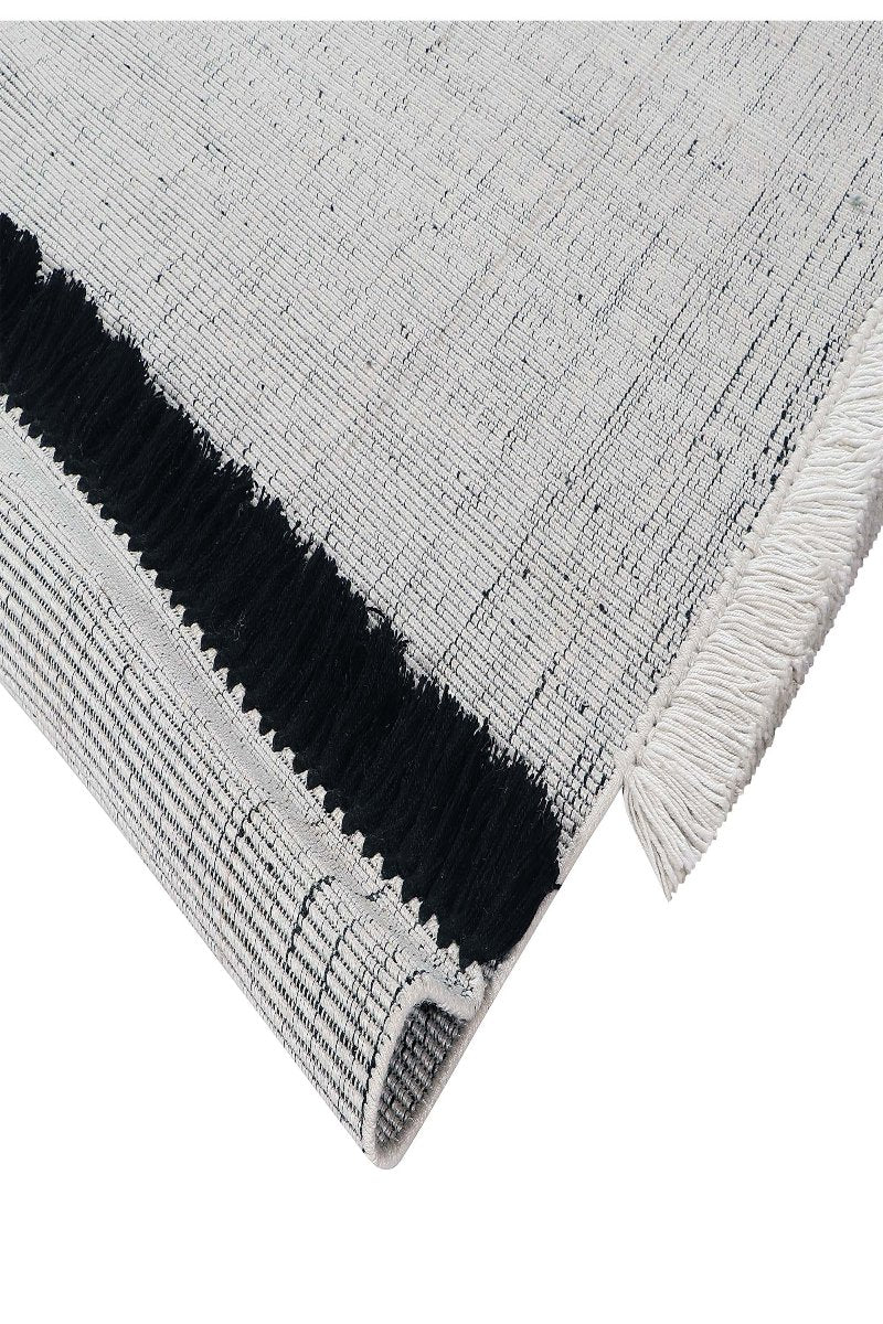 Pitloom PET White Flatweave Area Rug