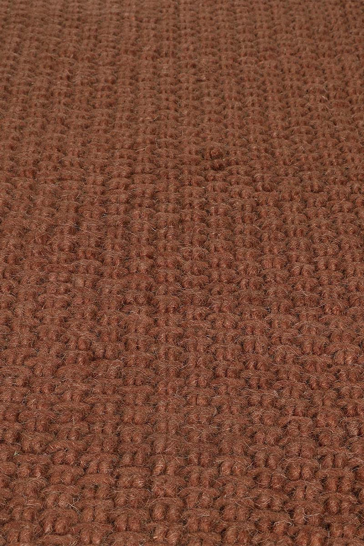 Pitloom Wool Orange Area Rug