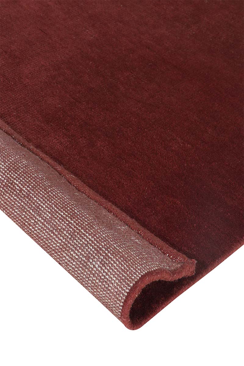 Hand Knotted Wool Red Area Rug