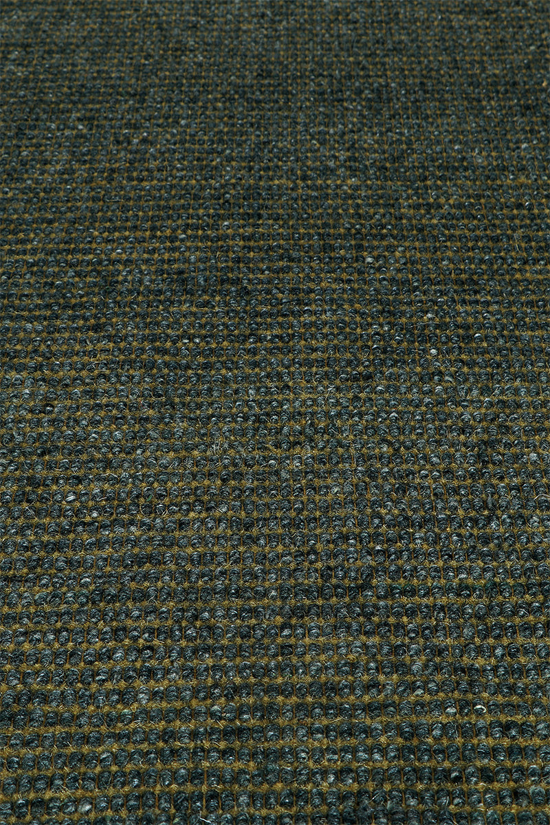Pitloom Wool  Green Flatweave Rug