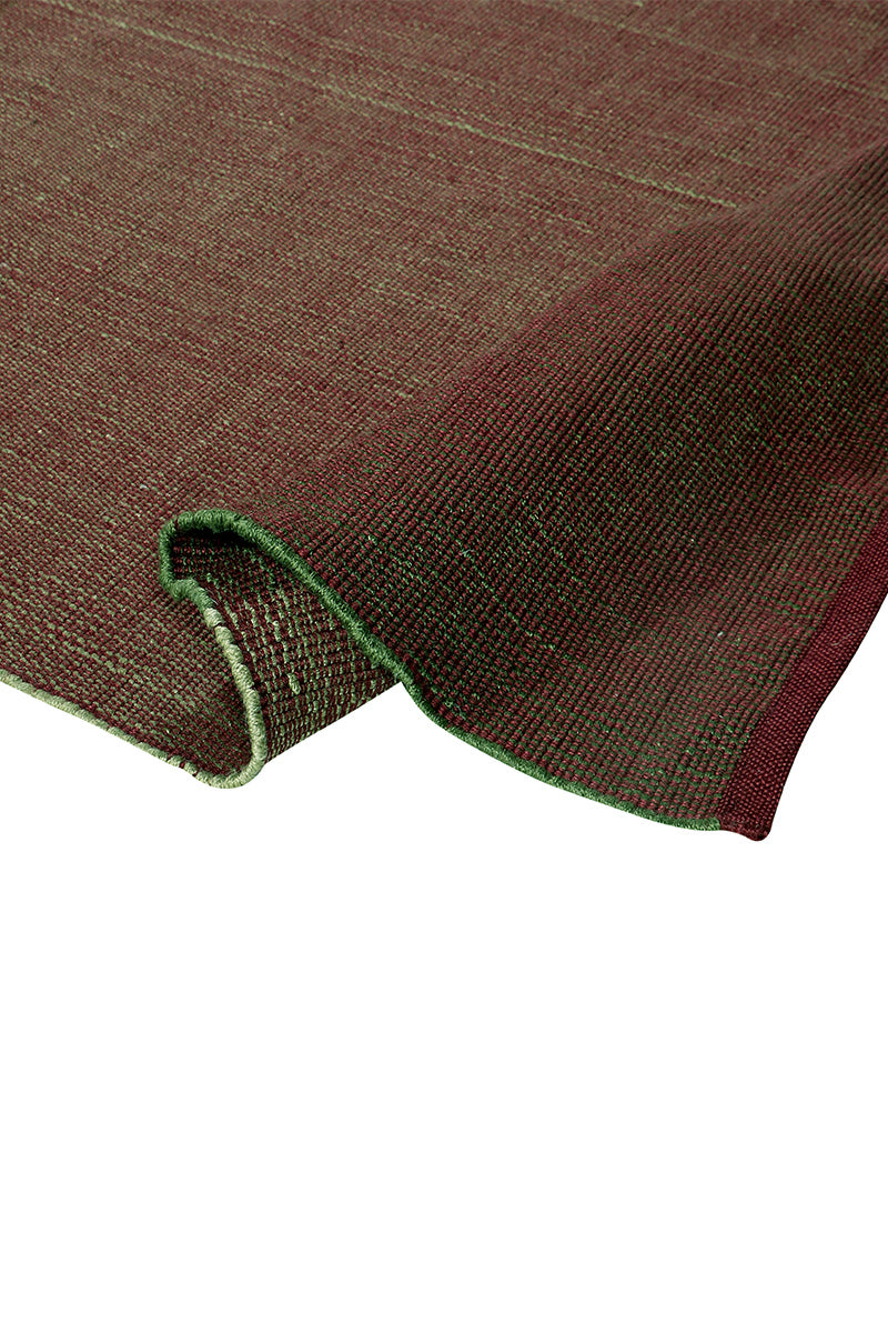 Pitloom PET Red Flatweave Outdoor Area Rug