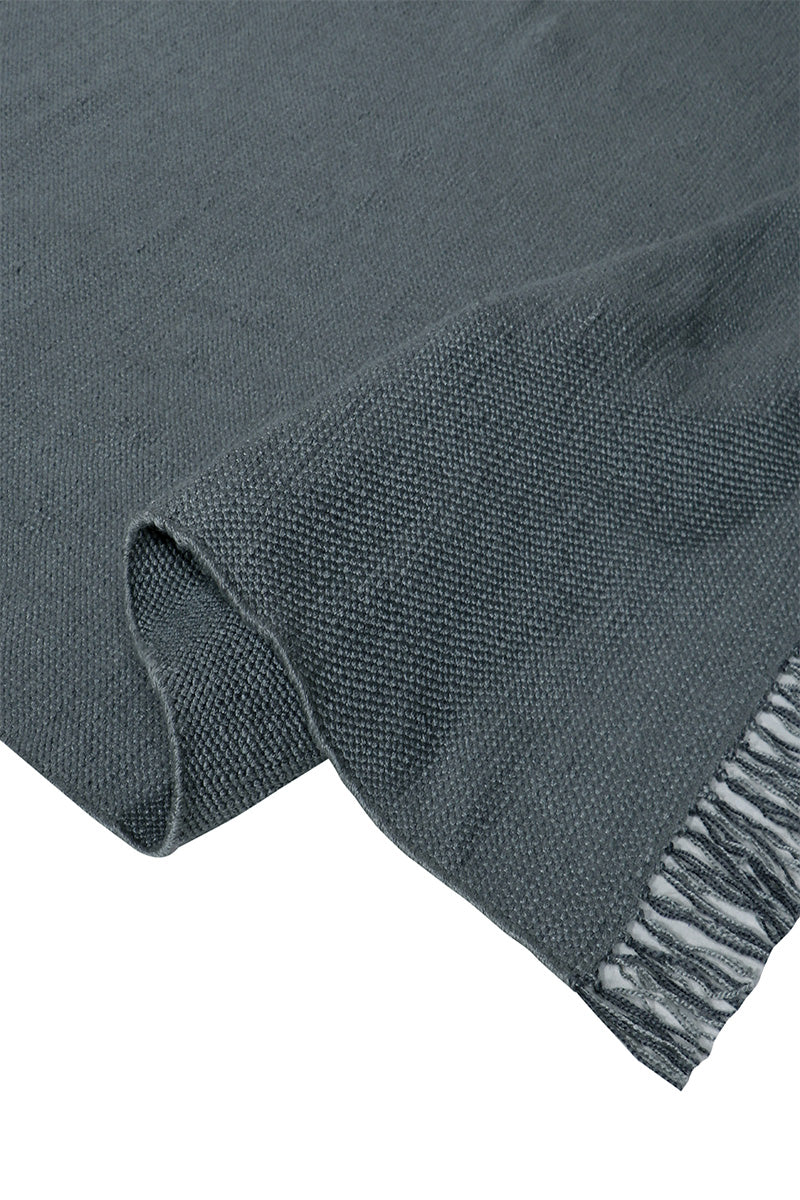 Pitloom PET Grey Flatweave Outdoor Area Rug