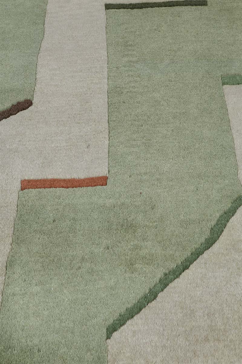 Nepal Knotted Wool Area Rug